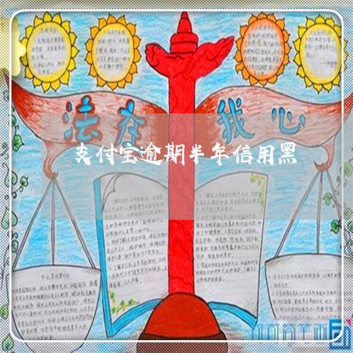支付宝逾期半年信用黑 支付宝逾期半年信用黑