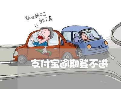 支付宝逾期登不进