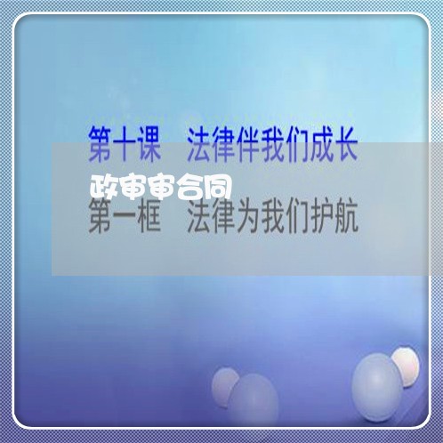政审审合同 政审审合同