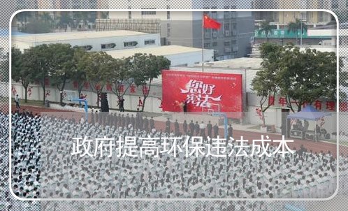 政府提高环保违法成本 政府提高环保违法成本