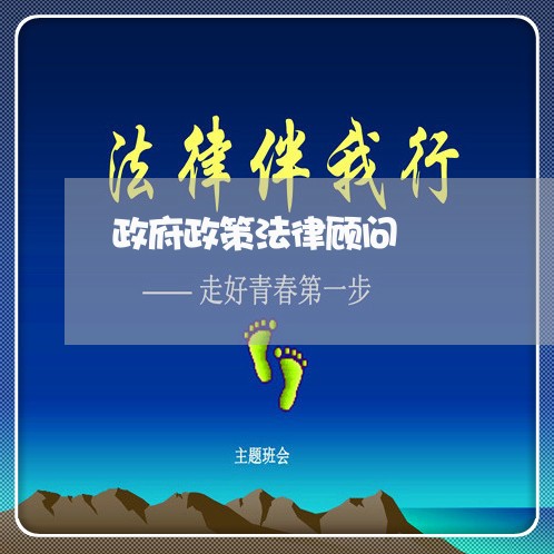 政府政策法律顾问