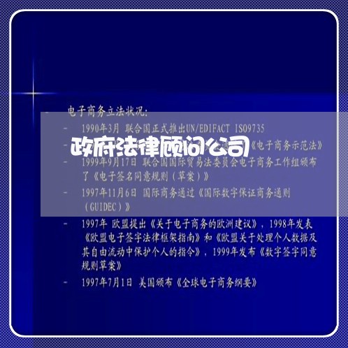 政府法律顾问公司 政府法律顾问公司