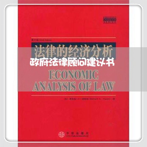 政府法律顾问建议书 政府法律顾问建议书