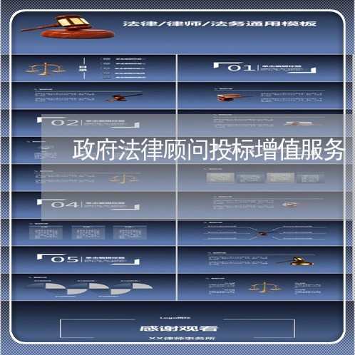 政府法律顾问投标增值服务/2023061871814