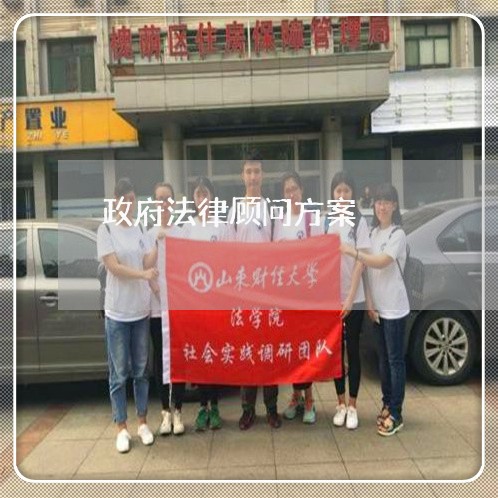 政府法律顾问方案 政府法律顾问方案