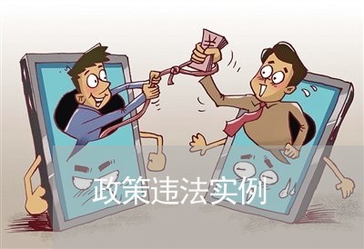政策违法实例