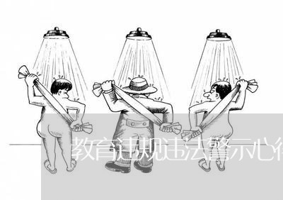 教育违规违法警示心得