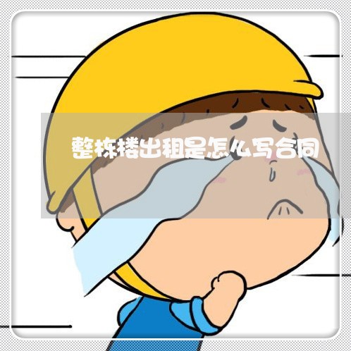 整栋楼出租是怎么写合同/2023041382602