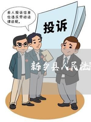 新乡县人民法院案件查询