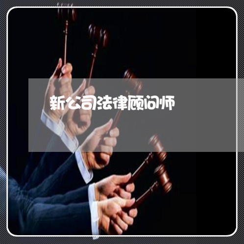 新公司法律顾问师 新公司法律顾问师