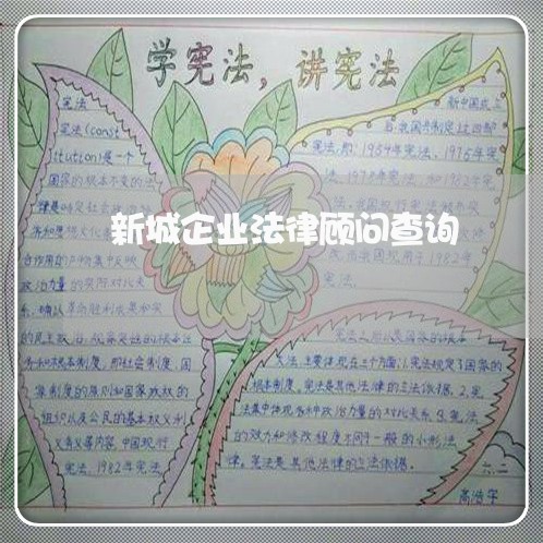 新城企业法律顾问查询/2023061861280