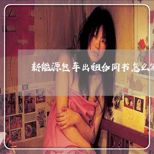 新能源包车出租合同书怎么写/2023060361504