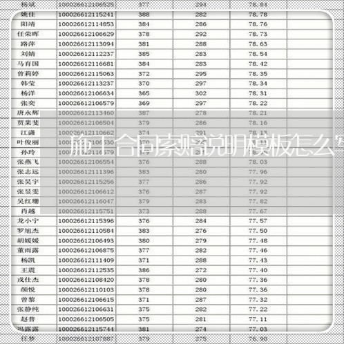 施工合同索赔说明模板怎么写/2023011624869 施工合同索赔说明模板怎么写/2023011624869
