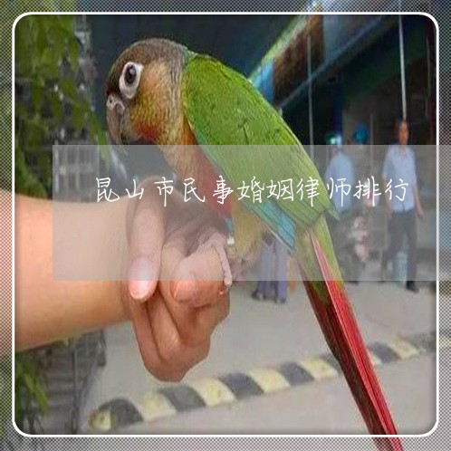昆山市民事婚姻律师排行 昆山市民事婚姻律师排行