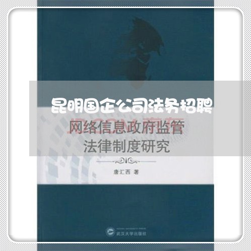 昆明国企公司法务招聘 昆明国企公司法务招聘