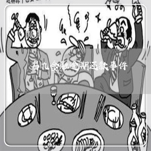 易九金融逾期还款事件 易九金融逾期还款事件