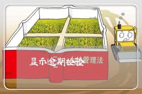 显示逾期检验
