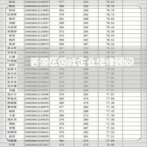 晋源区国际企业法律顾问/2023061805938 晋源区国际企业法律顾问/2023061805938