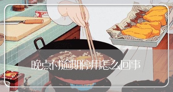 晚点付逾期停用怎么回事 晚点付逾期停用怎么回事