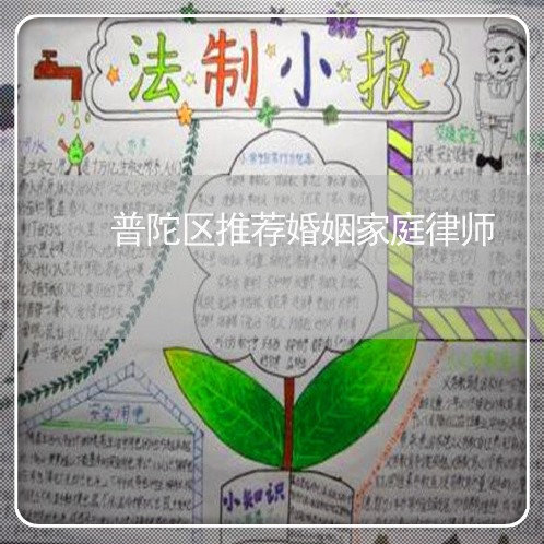 普陀区推荐婚姻家庭律师 普陀区推荐婚姻家庭律师