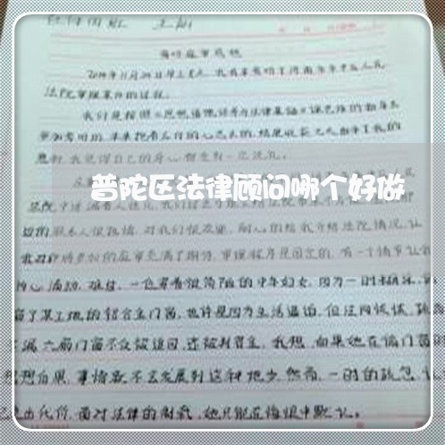 普陀区法律顾问哪个好做/2023061828189 普陀区法律顾问哪个好做/2023061828189