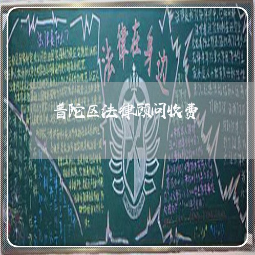 普陀区法律顾问收费/2023061819279