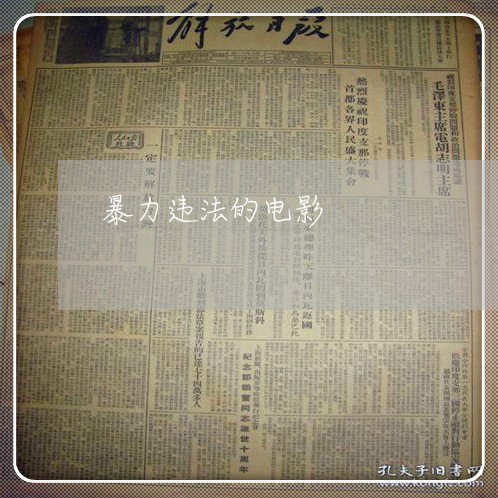 暴力违法的电影