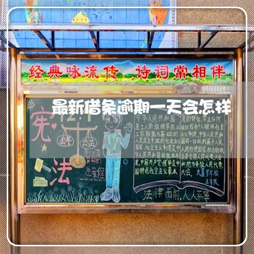 最新借条逾期一天会怎样