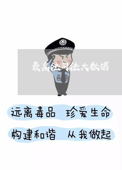 最高法司法大数据 最高法司法大数据