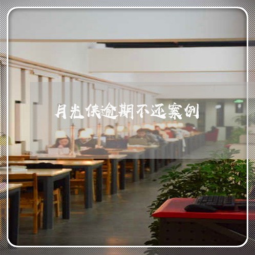月光侠逾期不还案例