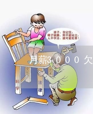 月薪3000欠债20万/2023061962615