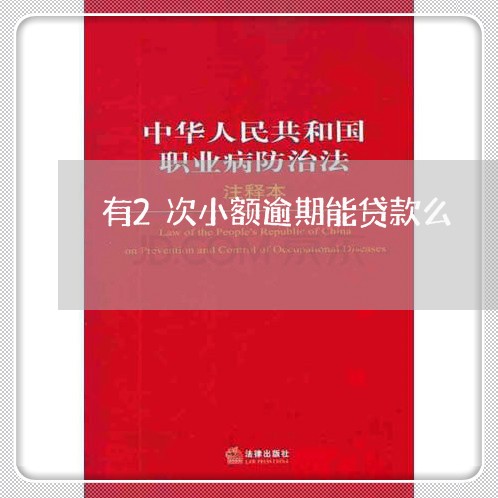 有2次小额逾期能贷款么