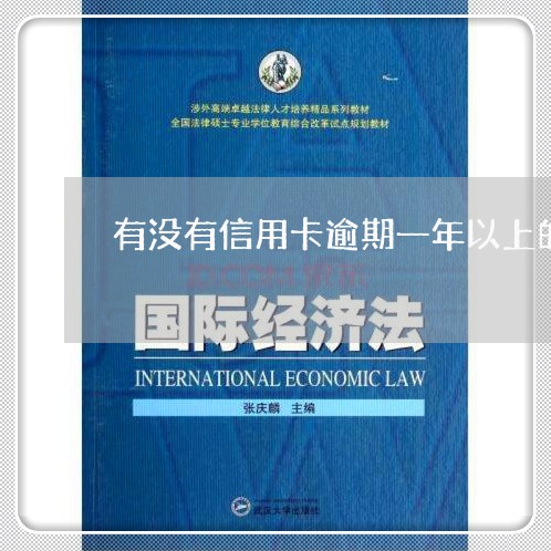 有没有信用卡逾期一年以上的网贷/2023042014826