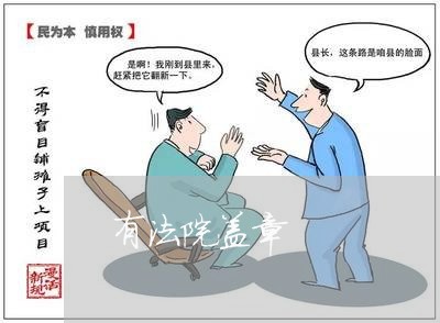 有法院盖章 有法院盖章