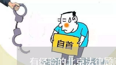 有经验的北京法律顾问/2023061824358