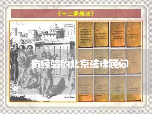 有经验的北京法律顾问/2023061849282