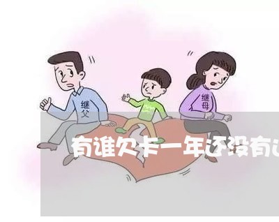 有谁欠卡一年还没有还的