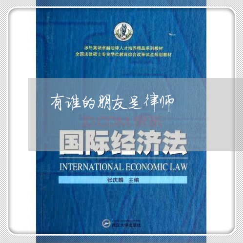 有谁的朋友是律师 有谁的朋友是律师