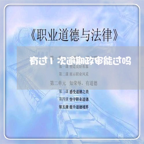 有过1次逾期政审能过吗/2023120961826