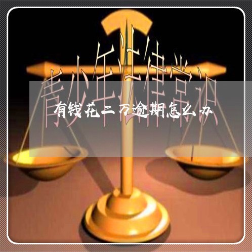 有钱花二万逾期怎么办 有钱花二万逾期怎么办
