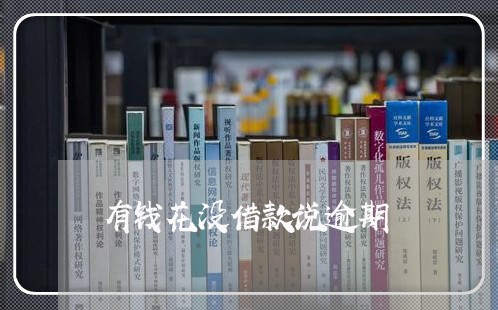 有钱花没借款说逾期