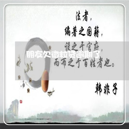 朋友欠微粒贷逾期了/2023020525068