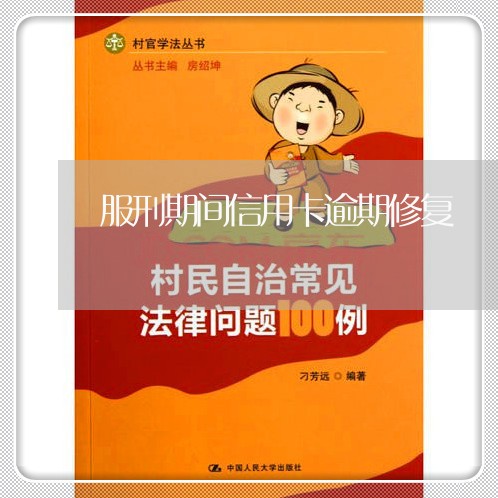 服刑期间信用卡逾期修复 服刑期间信用卡逾期修复