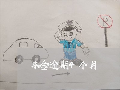 本金逾期4个月 本金逾期4个月