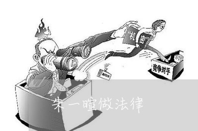 朱一暄做法律