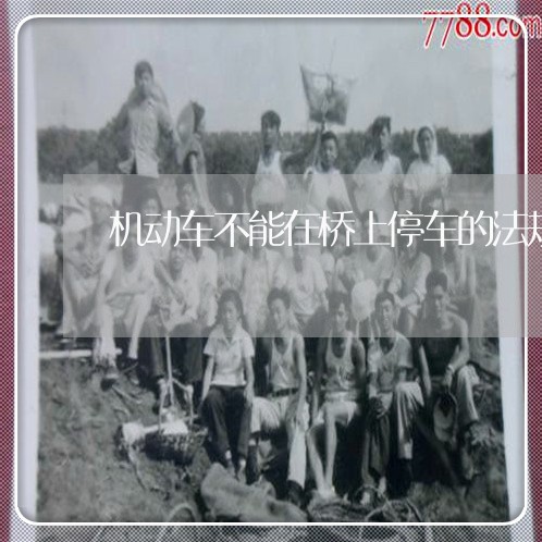 机动车不能在桥上停车的法规 机动车不能在桥上停车的法规