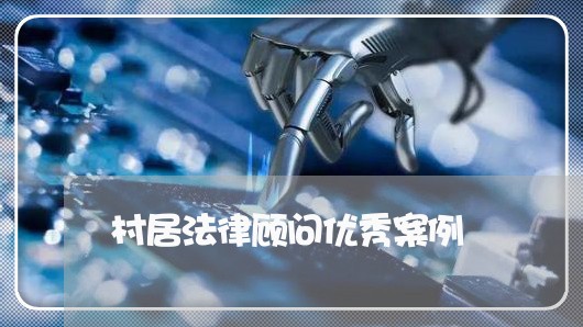 村居法律顾问优秀案例/2023061742594