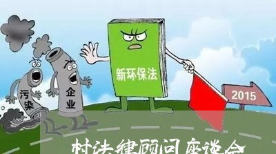 村法律顾问座谈会