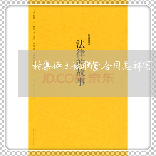 村集体土地联营合同怎样写/2023060507849