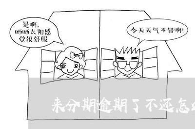 来分期逾期了不还怎么办 来分期逾期了不还怎么办